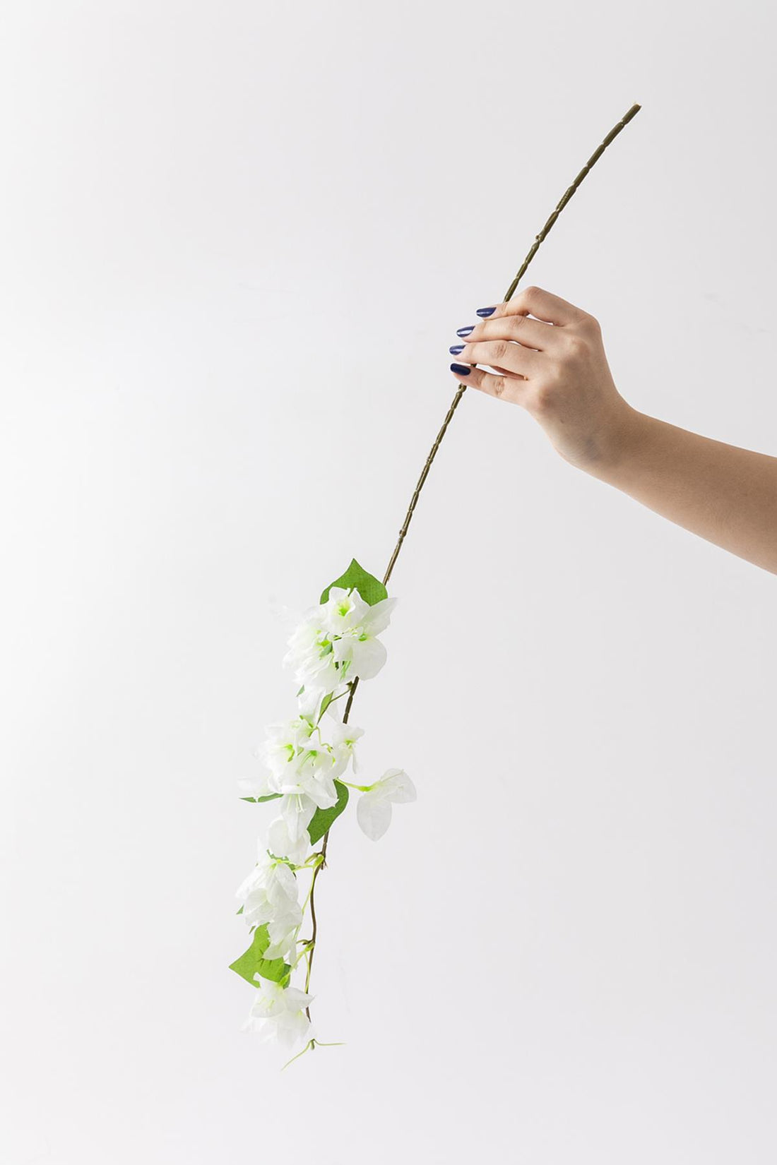 Yapay Begonvil Dalı 80 cm Beyaz