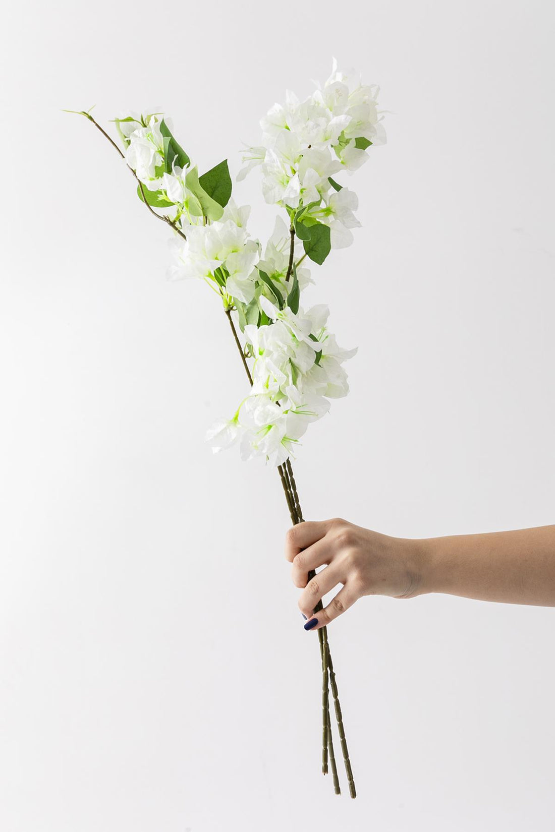 Yapay Begonvil Dalı 80 cm Beyaz