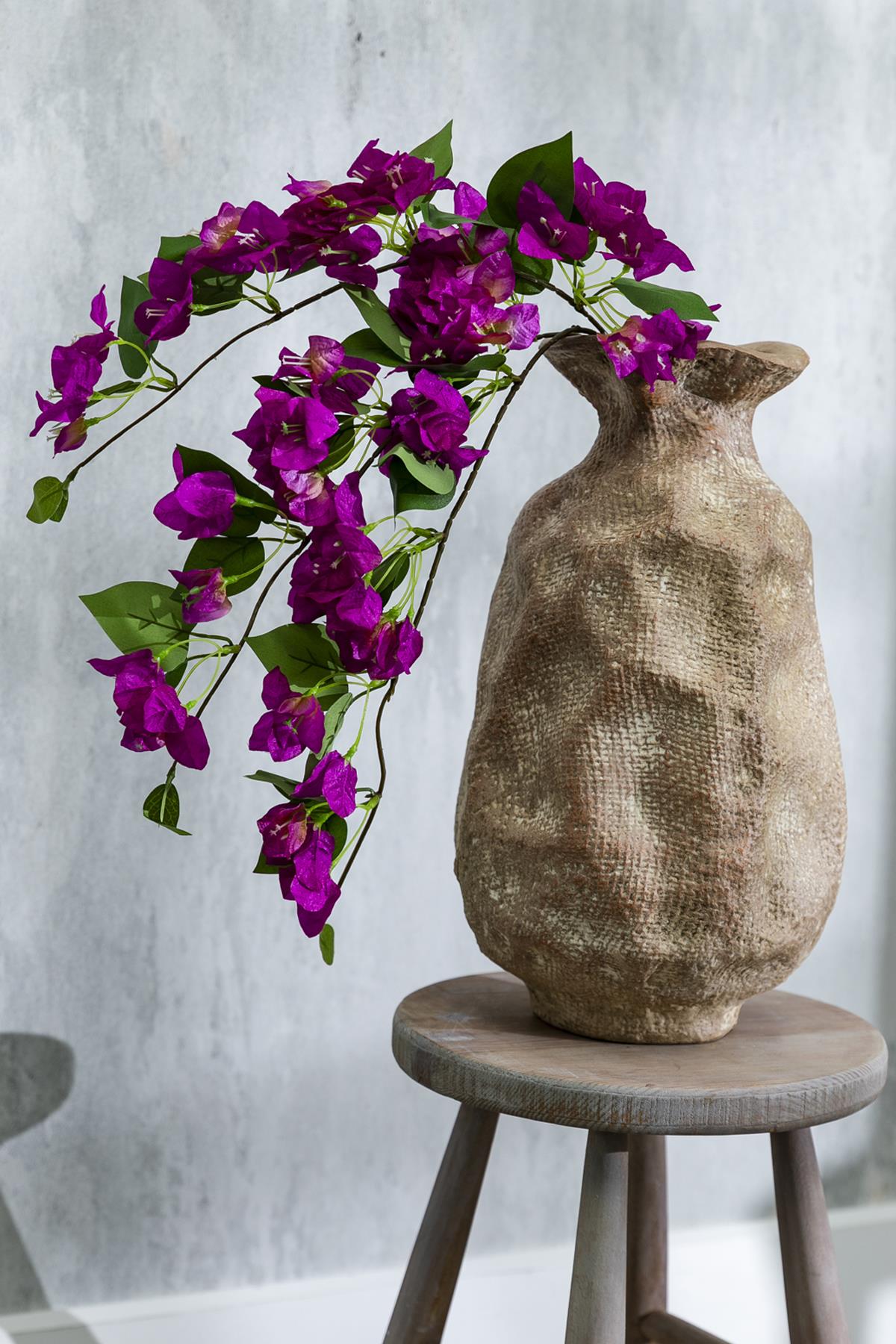 Yapay Begonvil Dalı 80 cm Mor