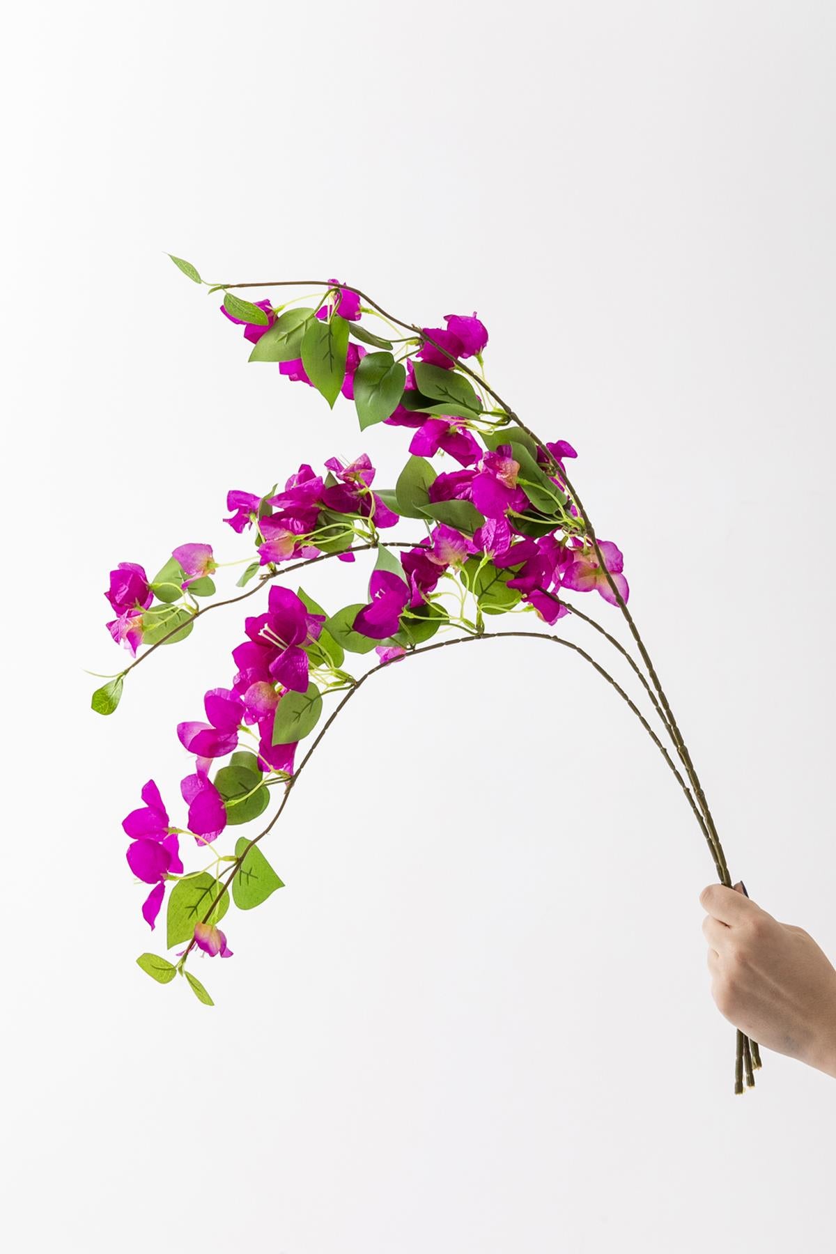 Yapay Begonvil Dalı 80 cm Mor