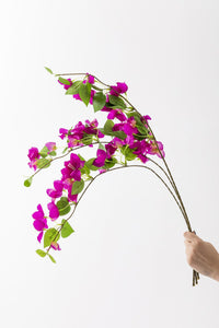 Yapay Begonvil Dalı 80 cm Mor