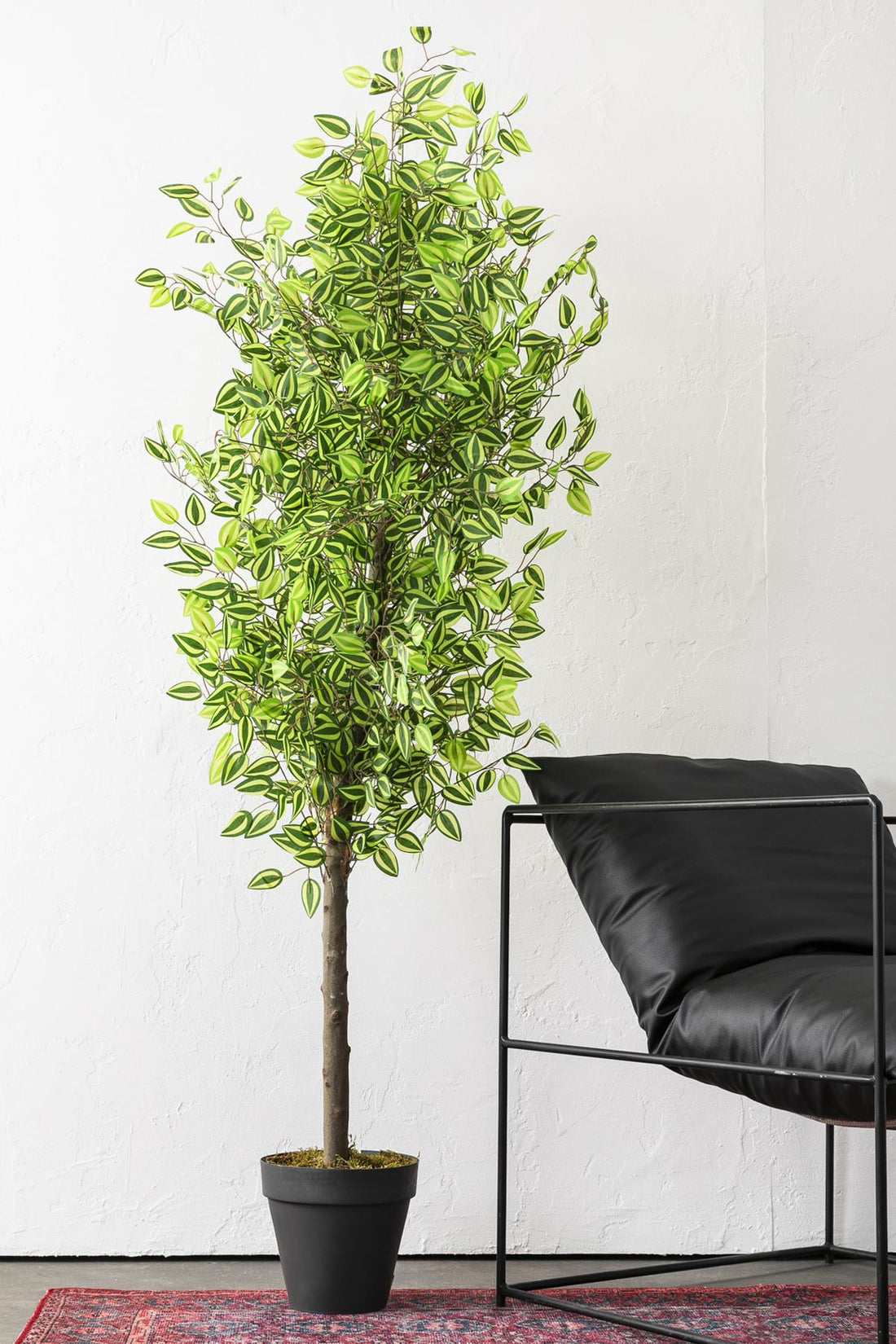 Yapay Benjamin Ağacı 180 Cm 108 Dal Yeşil Sarı