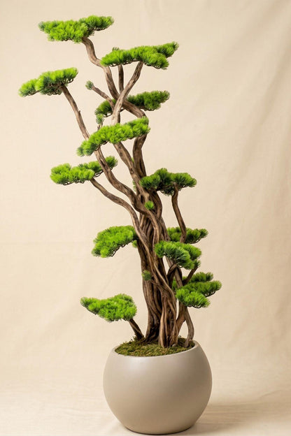 Yapay Bonsai 150 Cm 20 Dal Küre Saksı