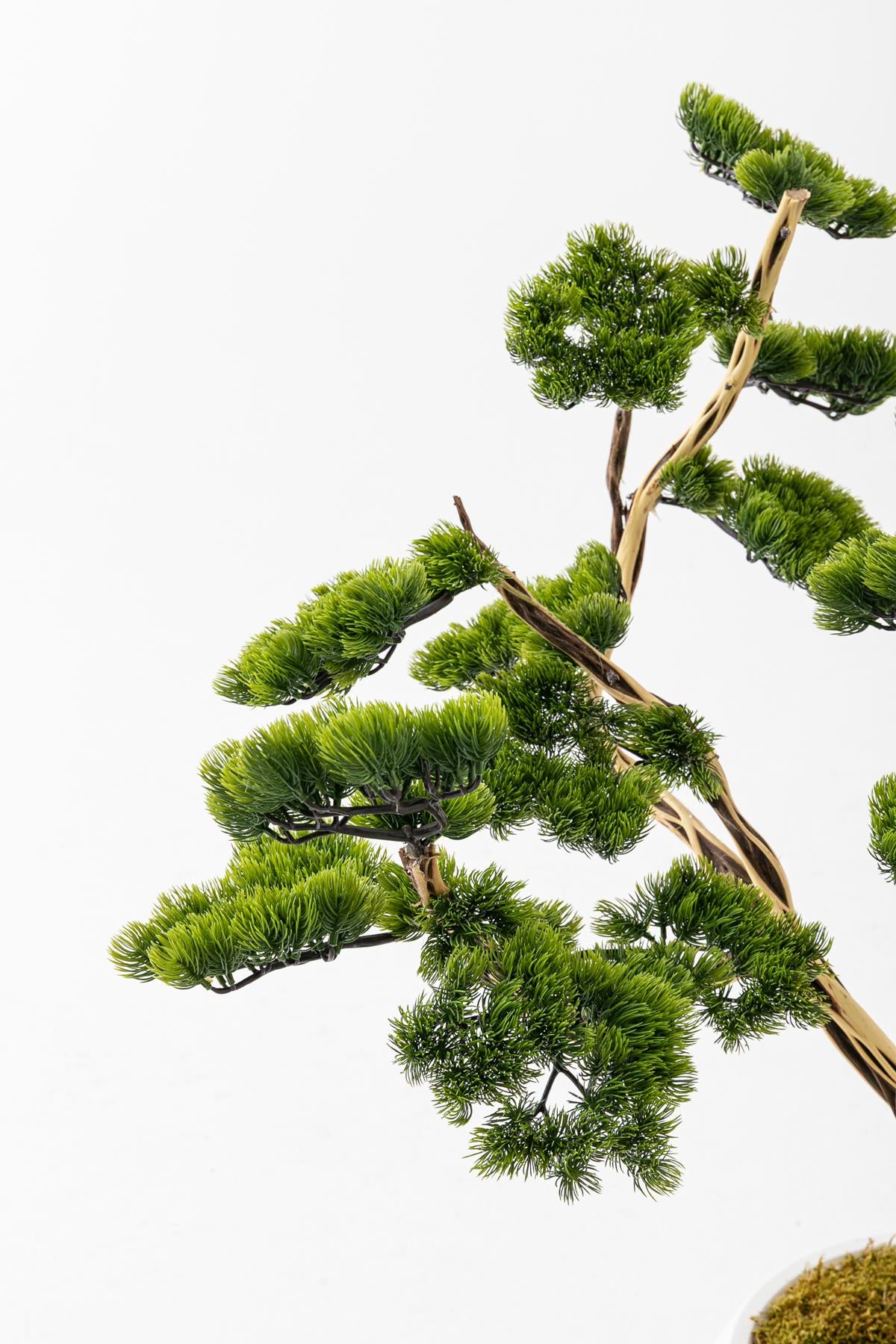 Yapay Bonsai 70 cm 18 Dal Küre Saksı
