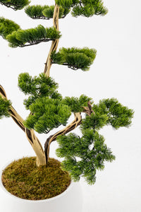 Yapay Bonsai 70 cm 18 Dal Küre Saksı