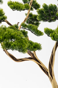 Yapay Bonsai 70 cm 18 Dal Küre Saksı