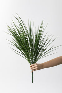 Yapay Büyük İnce Saz Demeti Yeşil 70 Cm 24 Dal