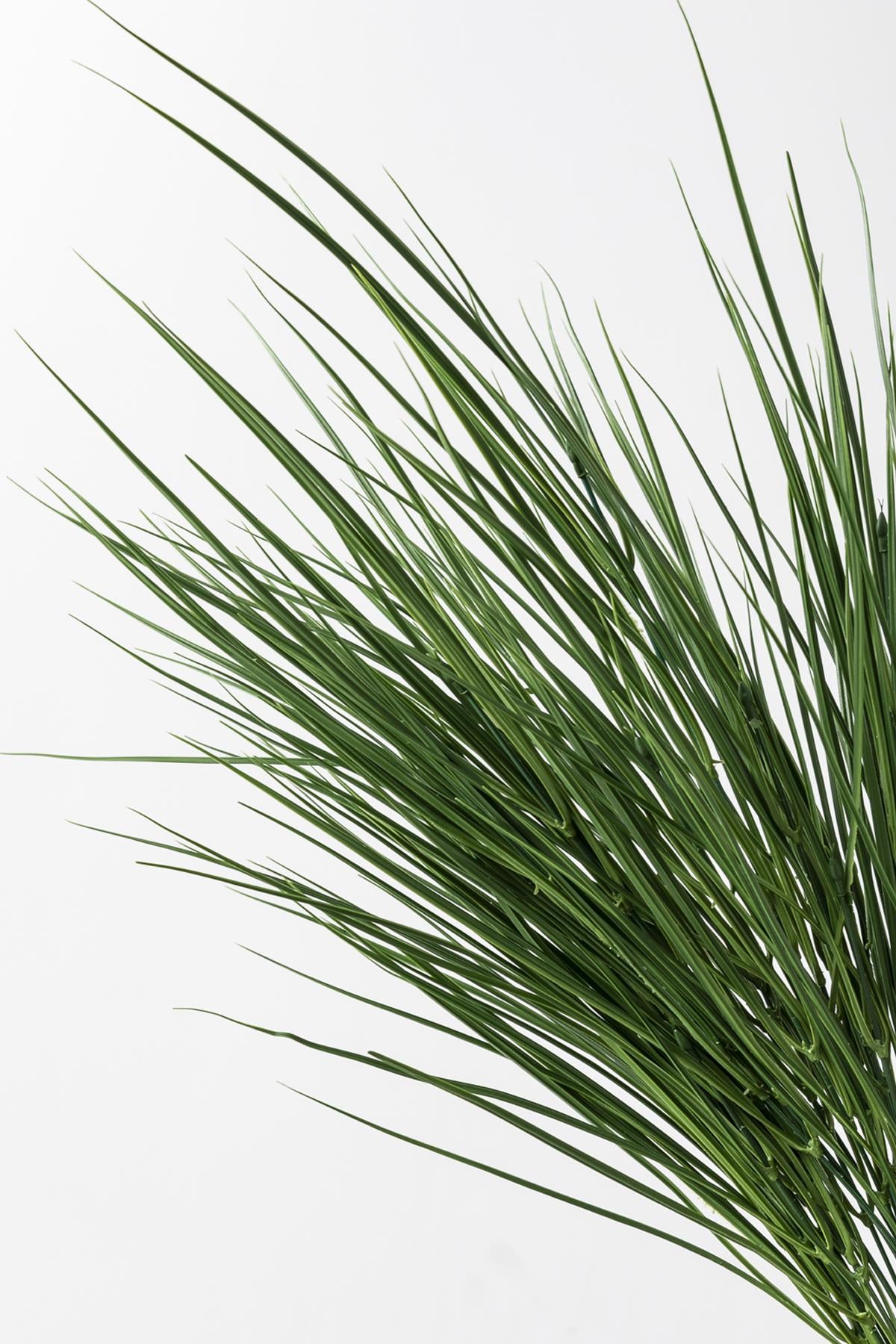 Yapay Büyük İnce Saz Demeti Yeşil 70 Cm 24 Dal