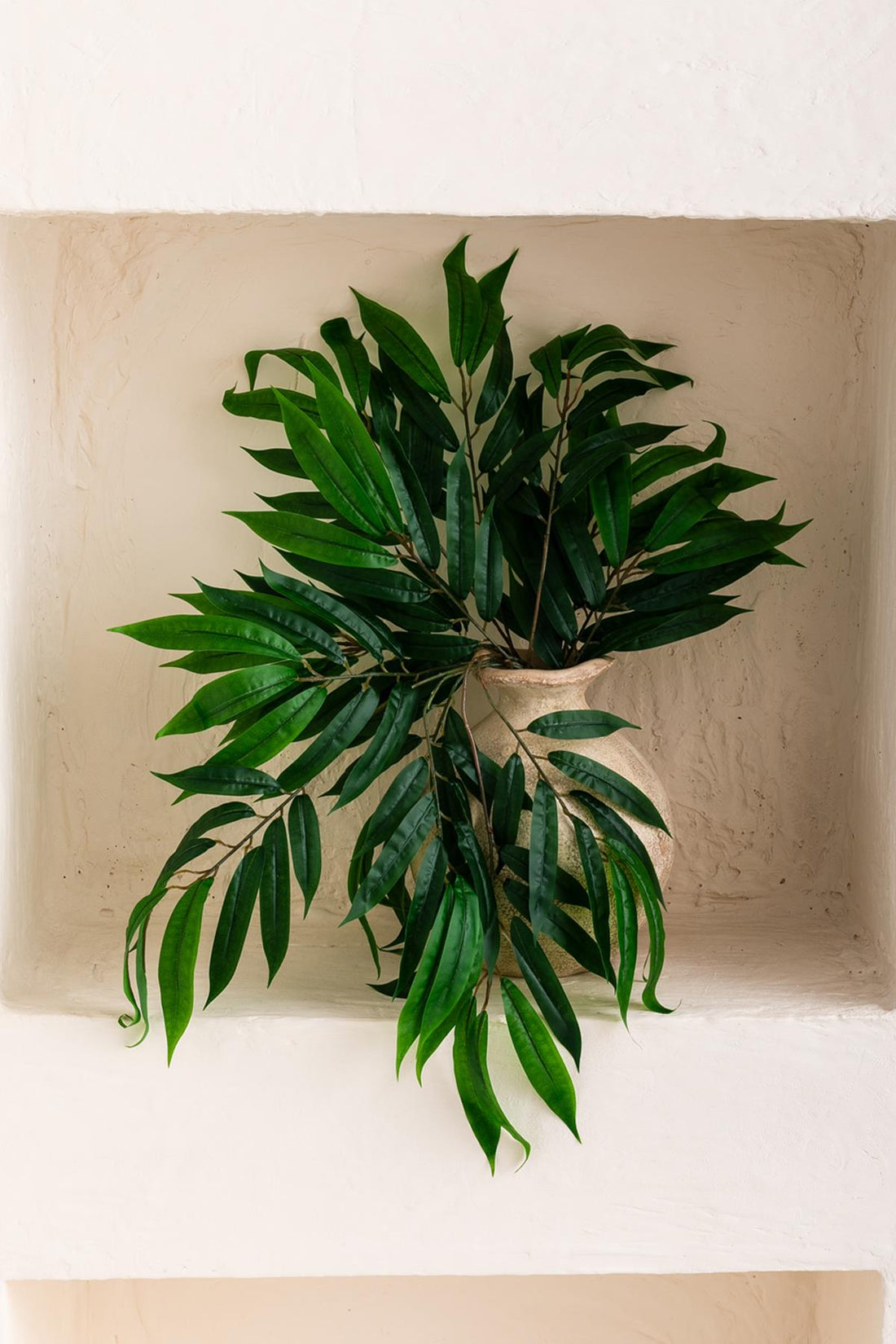 Yapay Büyük Renkli Yaprak 40 Cm 12 Dal