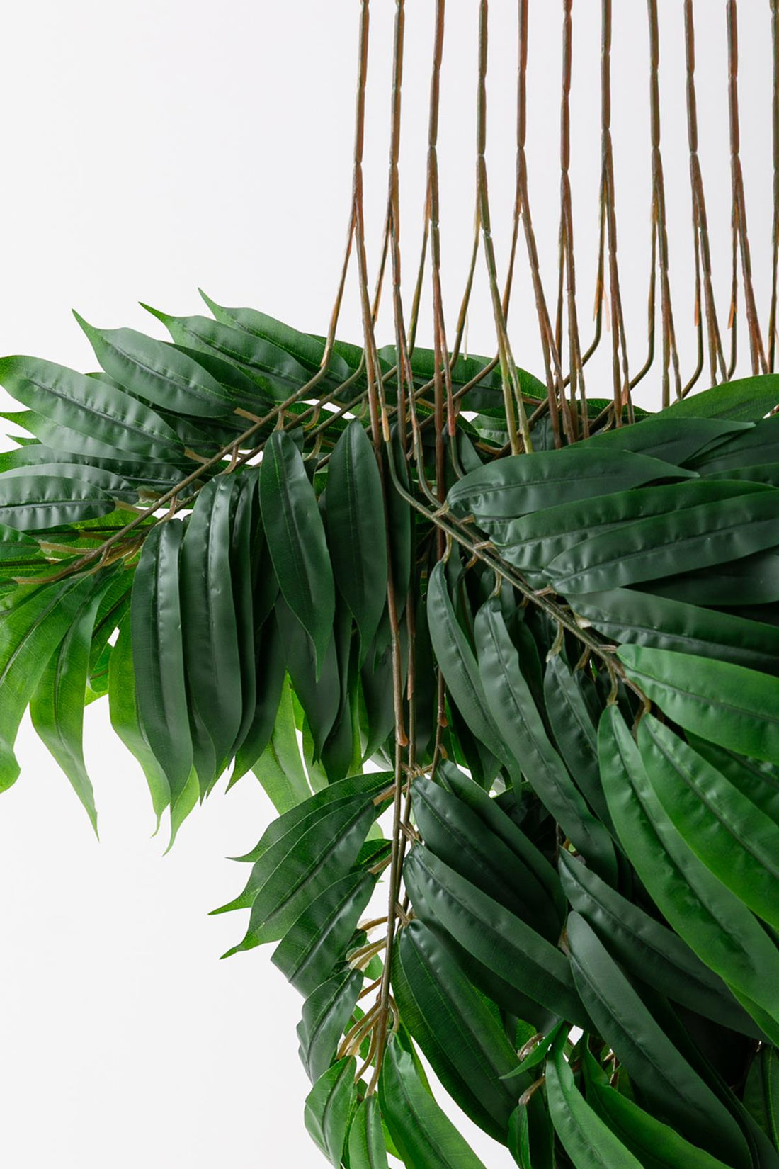 Yapay Büyük Renkli Yaprak 40 Cm 12 Dal Yeşil