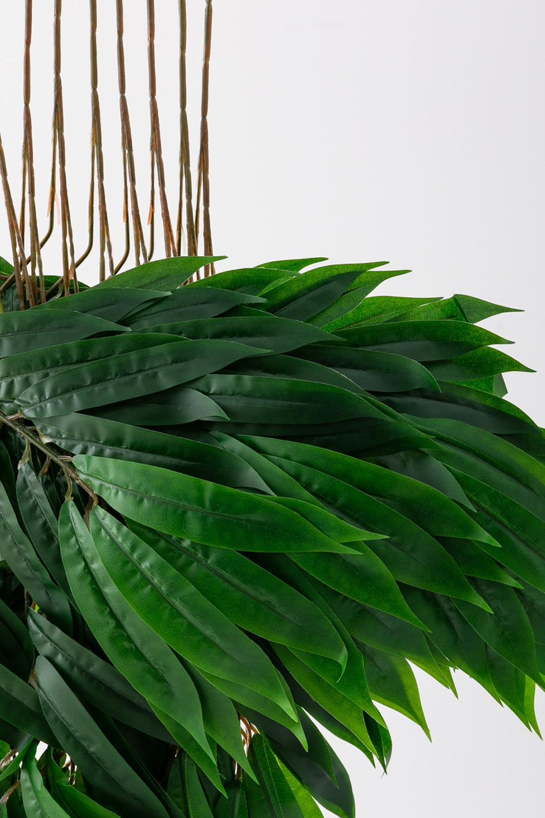 Yapay Büyük Renkli Yaprak 40 Cm 12 Dal Yeşil