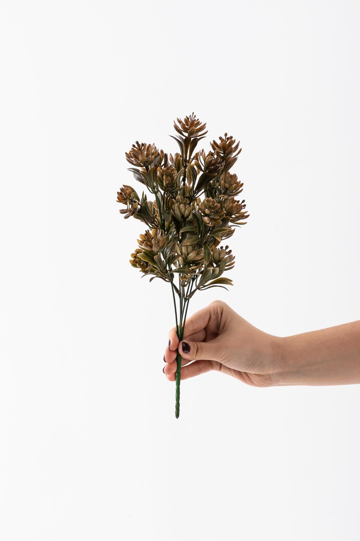 Yapay Çam Demeti 30 Cm 5 Dal