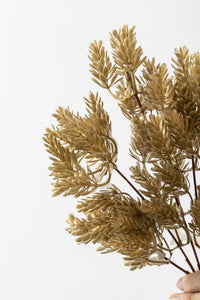 Yapay Çamdalı Demeti Gold 30 Cm 5 Dal(Uv)
