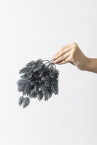 Yapay Çamdalı Demeti Gri 30 Cm 5 Dal(Uv)