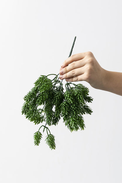 Yapay Çamdalı Demeti Yeşil 30 Cm 5 Dal (Uv)