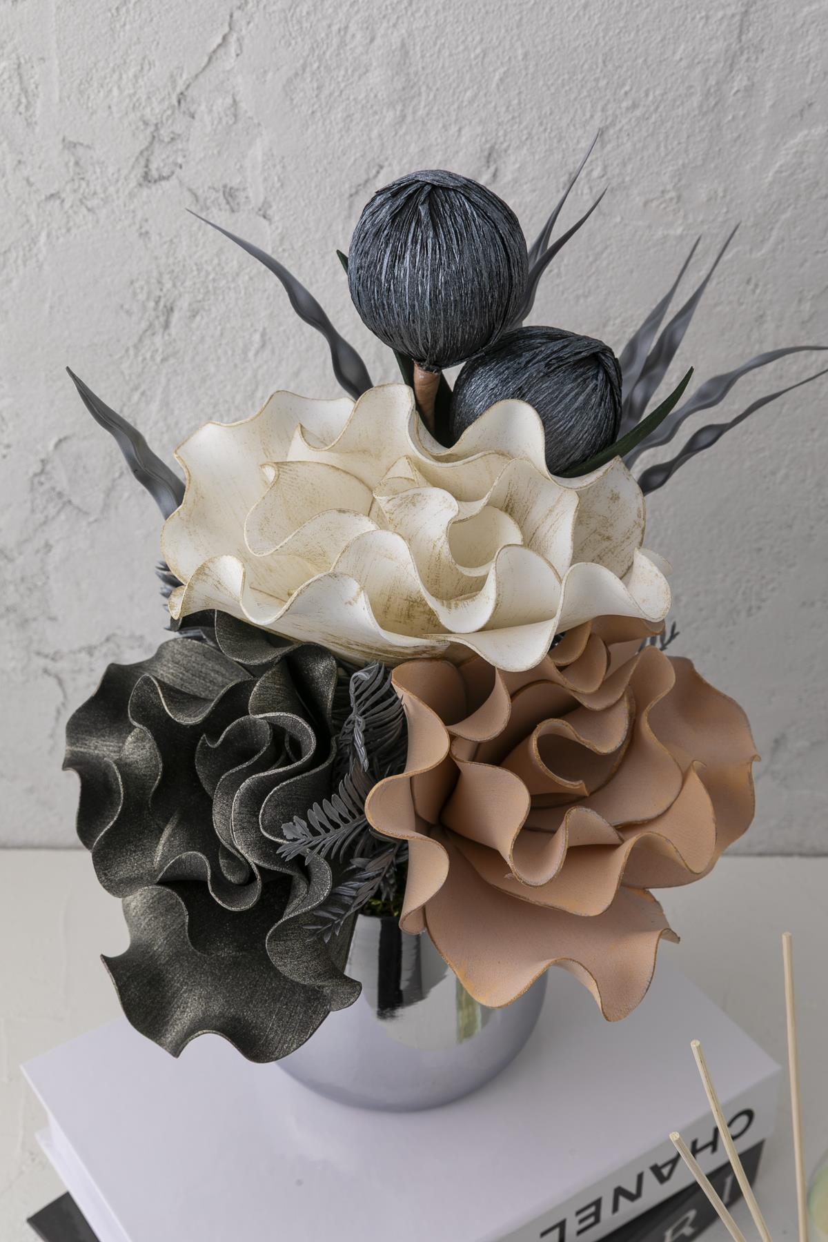 Yapay Çiçek Cezve Aranjman 803