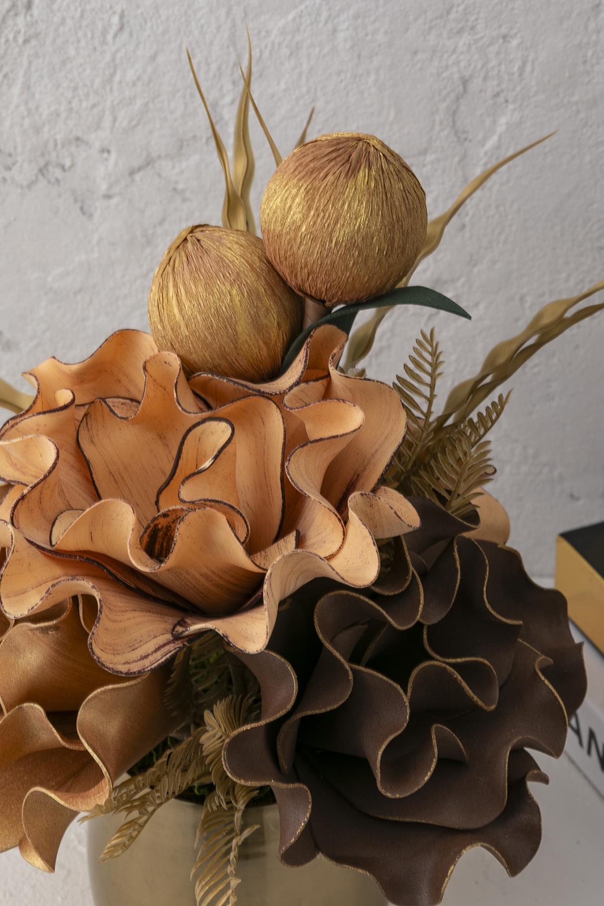 Yapay Çiçek Cezve Aranjman 804