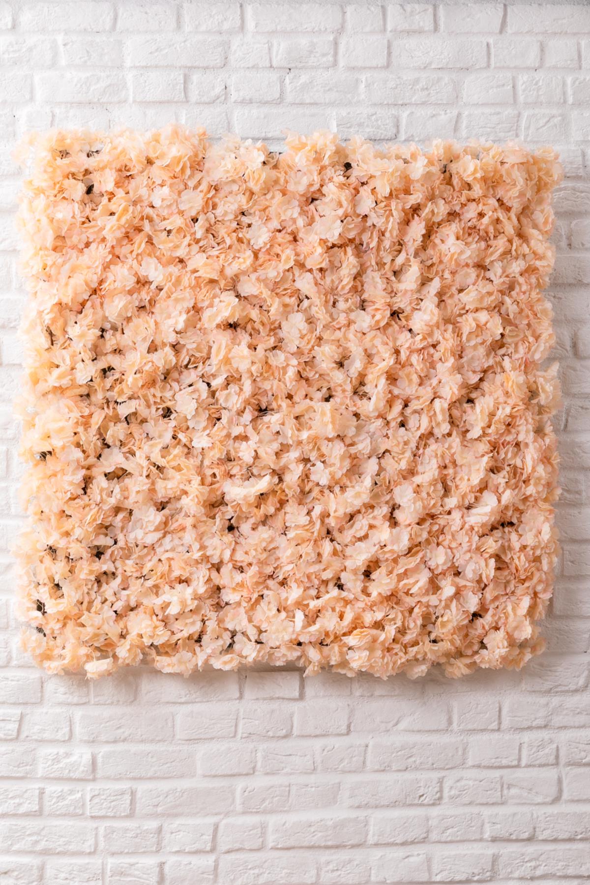 Yapay Çiçek Duvarı 100x100