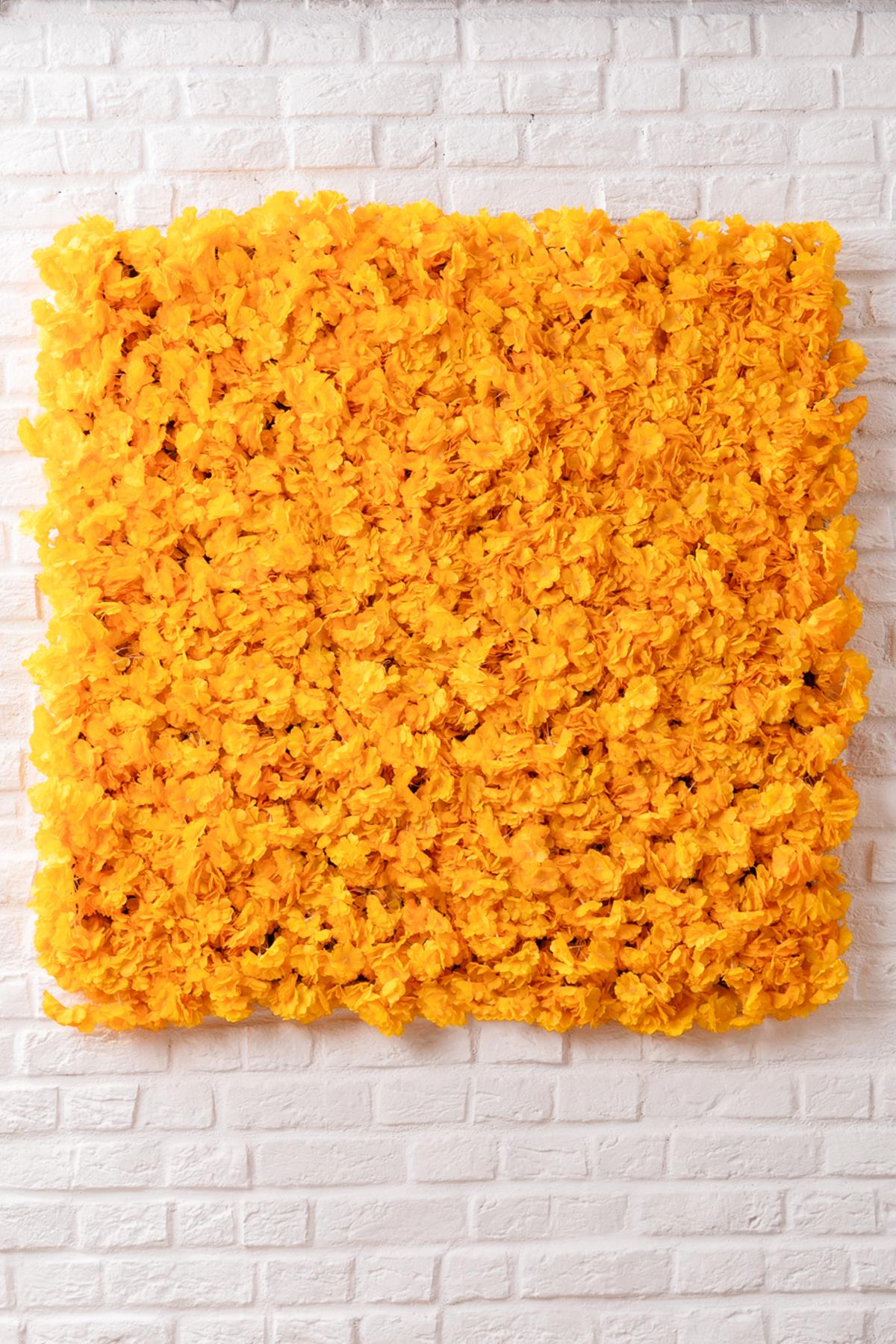 Yapay Çiçek Duvarı 100x100