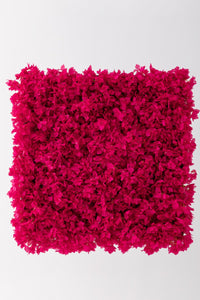 Yapay Çiçek Duvarı 100x100 Fuşya