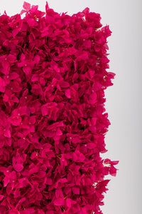 Yapay Çiçek Duvarı 100x100 Fuşya
