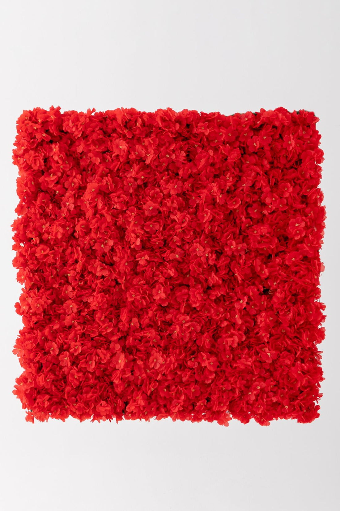 Yapay Çiçek Duvarı 100x100 Kırmızı