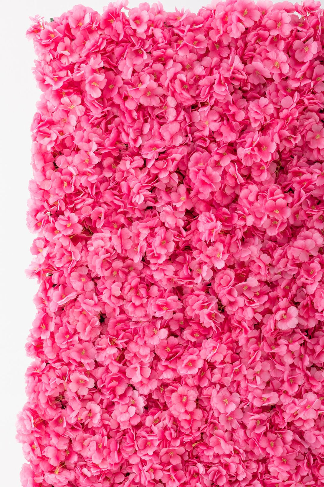 Yapay Çiçek Duvarı 100x100 Pembe