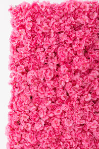 Yapay Çiçek Duvarı 100x100 Pembe