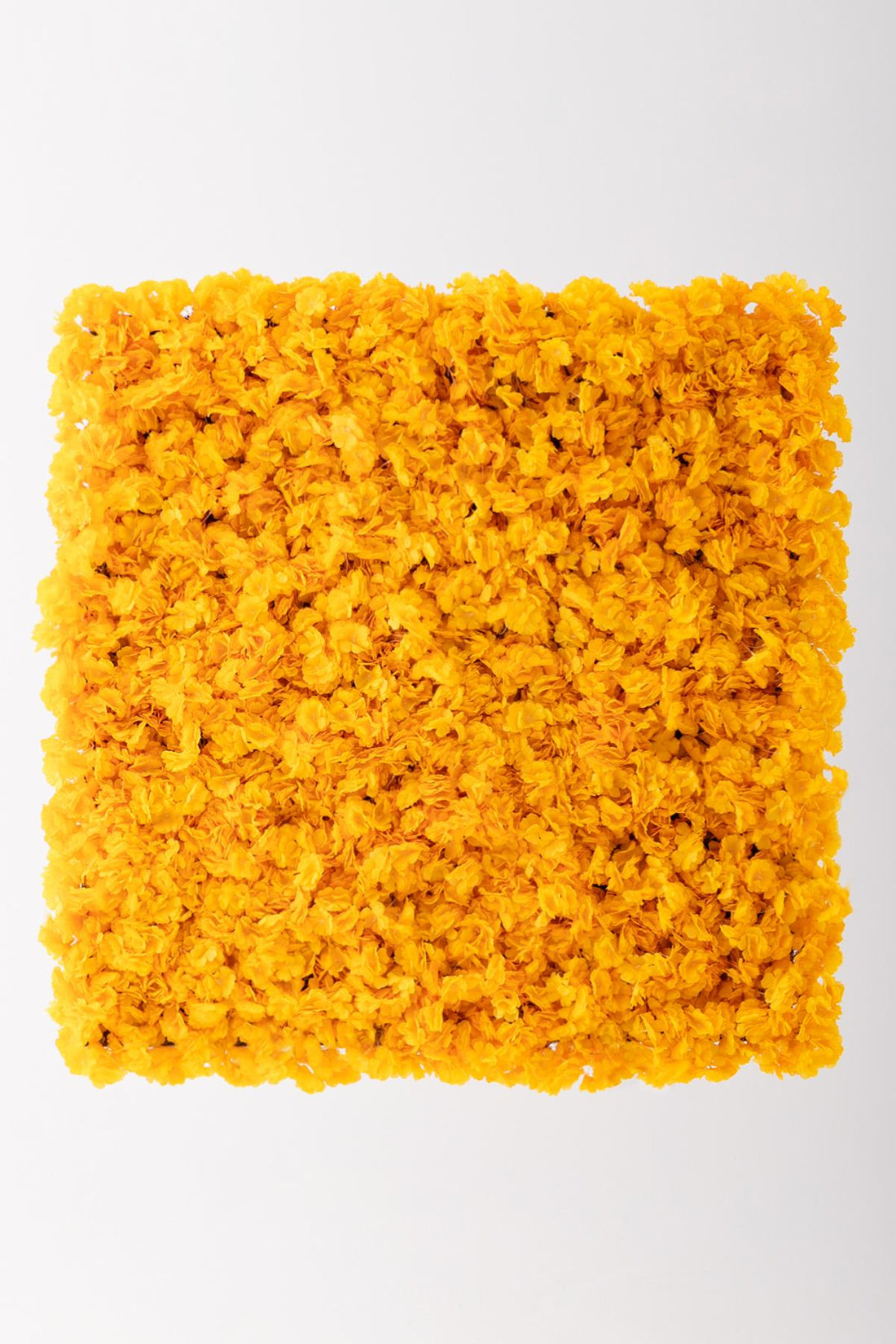 Yapay Çiçek Duvarı 100x100 Turuncu