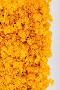 Yapay Çiçek Duvarı 100x100 Turuncu