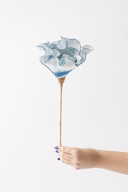 Yapay Çiçek Lateks Açık Mavi 50 Cm