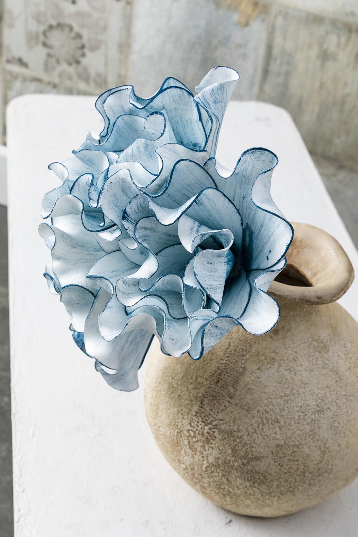 Yapay Çiçek Lateks Açık Mavi 50 Cm