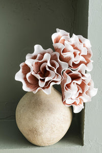 Yapay Çiçek Lateks Kahverengi Beyaz 50 Cm