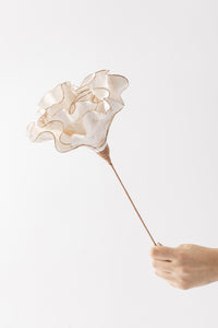 Yapay Çiçek Lateks Krem 50 Cm