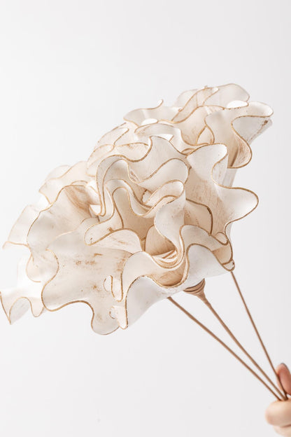 Yapay Çiçek Lateks Krem 50 Cm