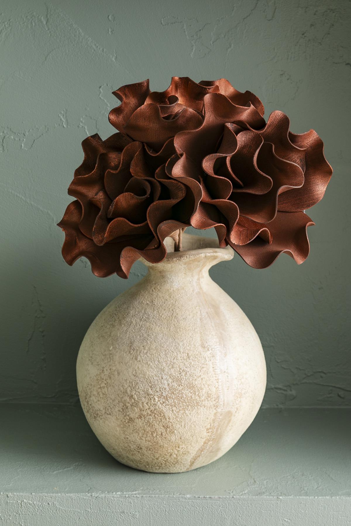 Yapay Çiçek Lateks Pastel Turuncu 50 Cm