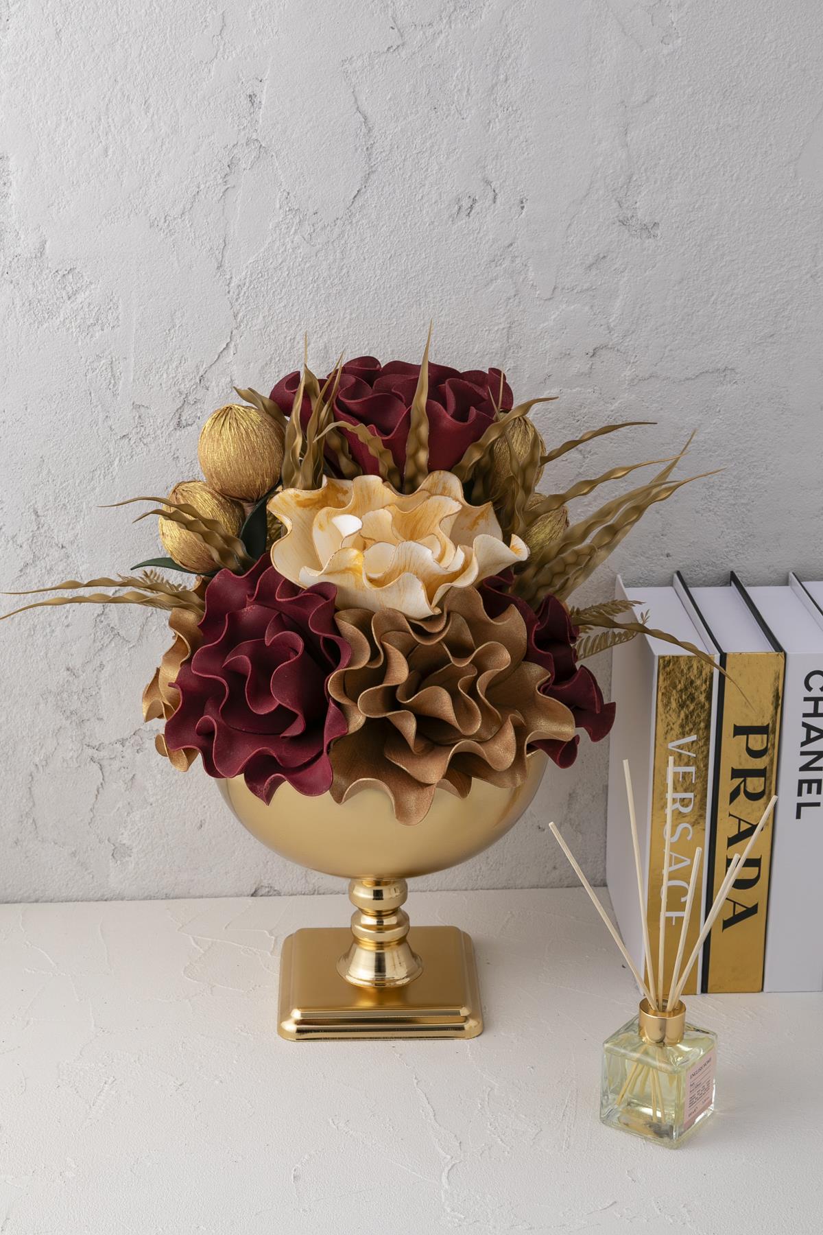 Yapay Çiçek Orta Eskitme Aranjman 704