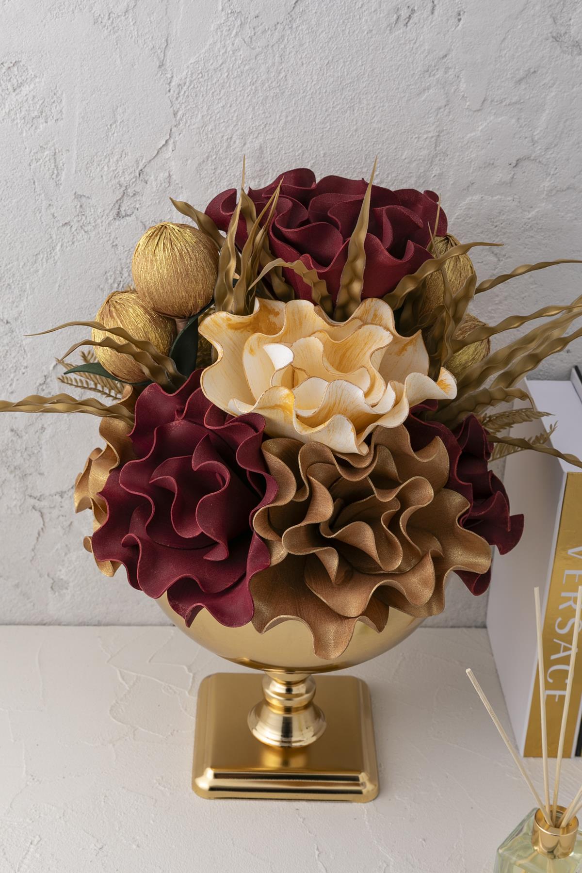 Yapay Çiçek Orta Eskitme Aranjman 704