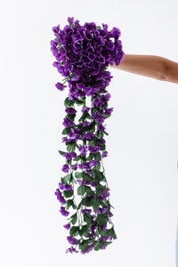 Yapay Çiçek Sarkan Begonvil Çiçeği 75 cm 22 Dal