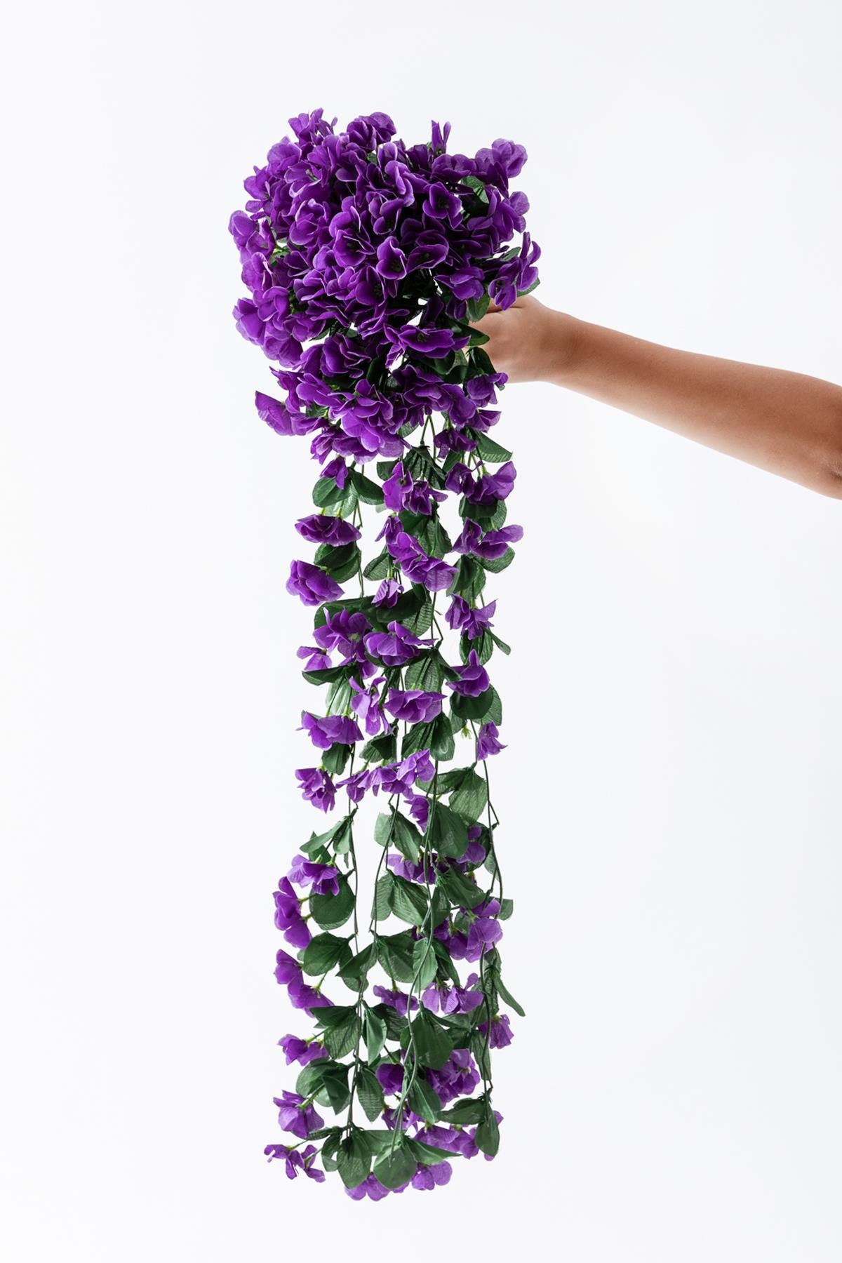 Yapay Çiçek Sarkan Begonvil Çiçeği 75 cm 22 Dal