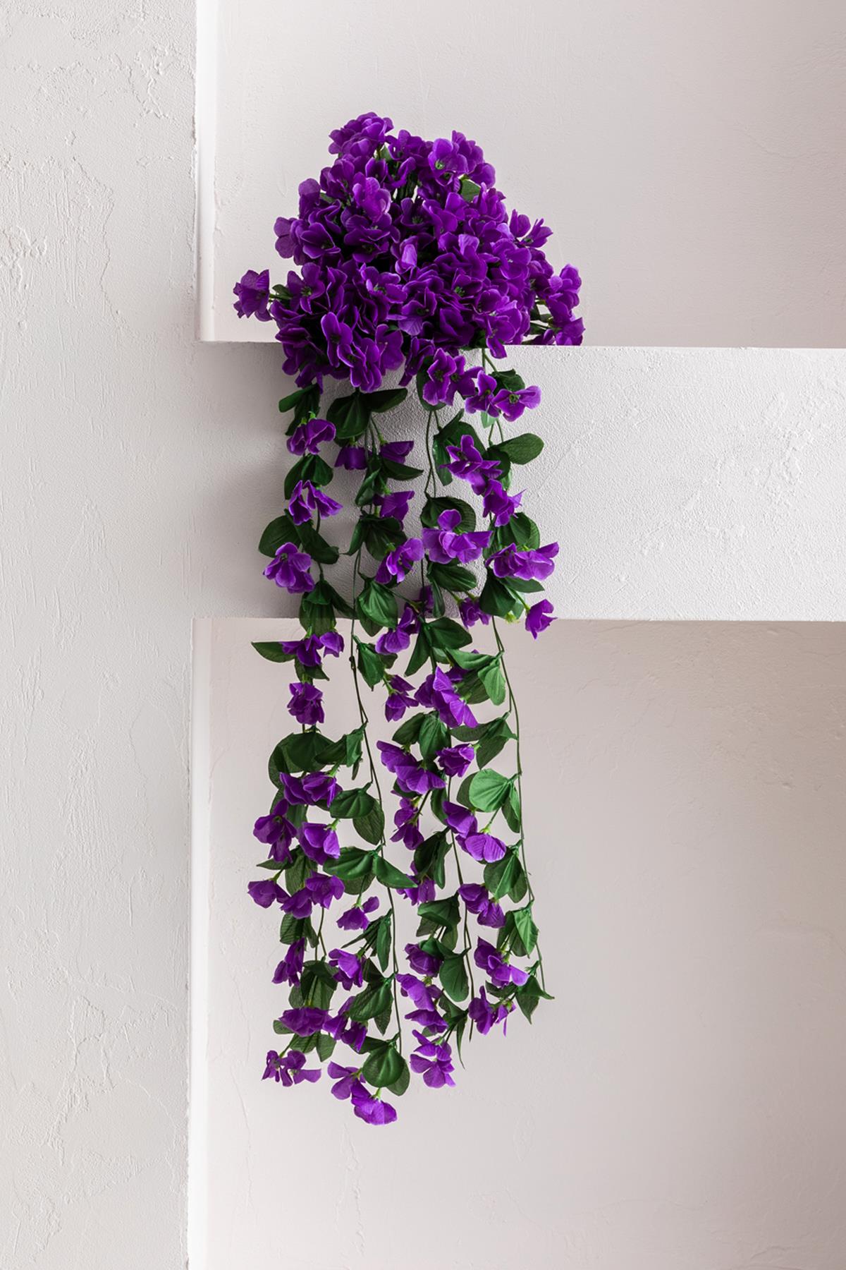 Yapay Çiçek Sarkan Begonvil Çiçeği 75 cm 22 Dal