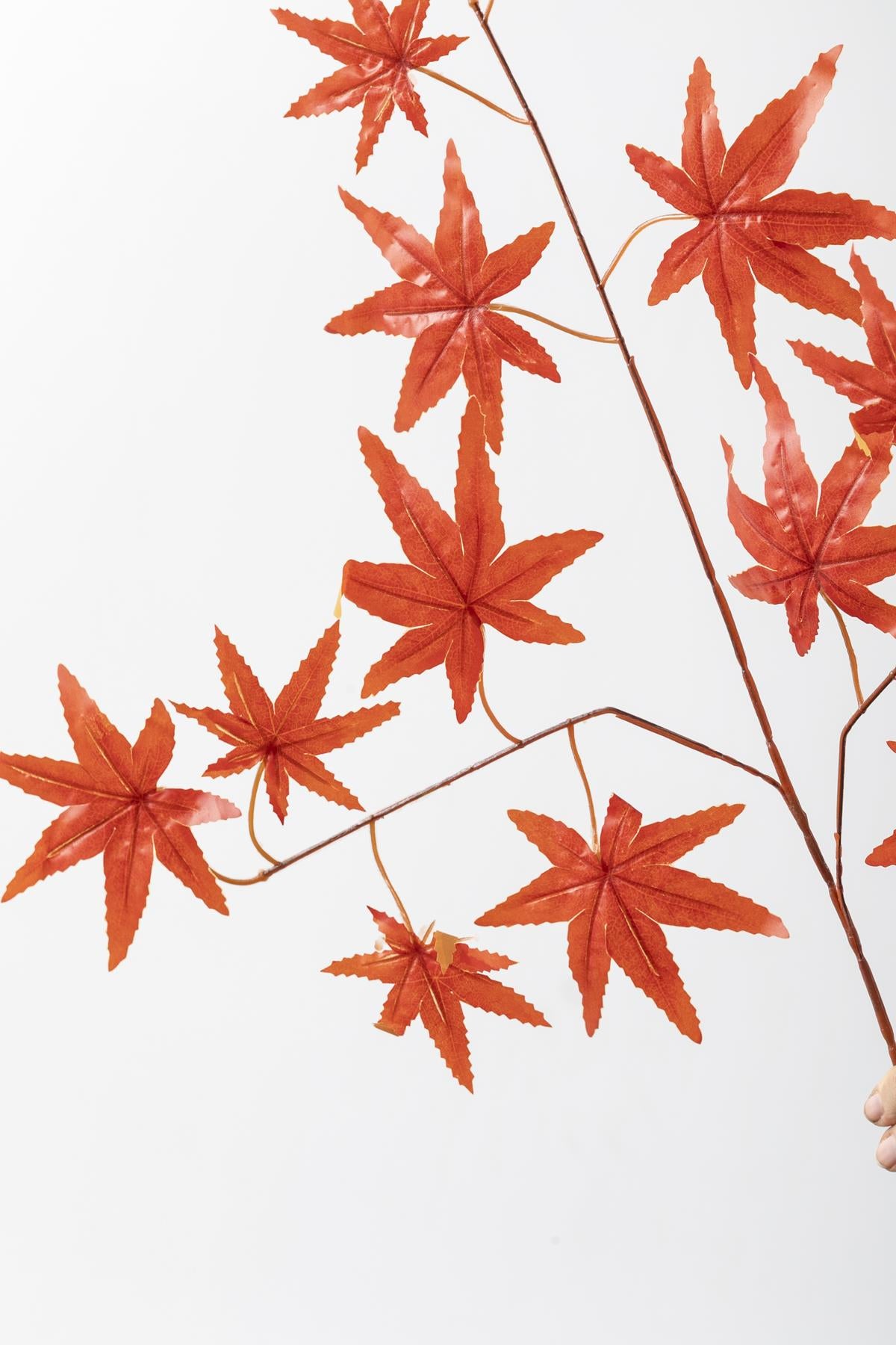 Yapay Çınar Yaprağı Demeti 12&