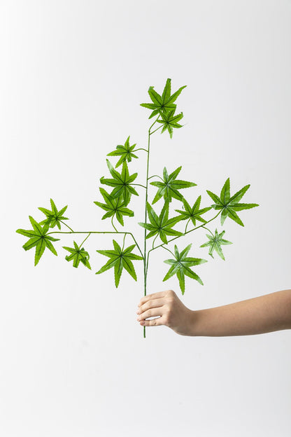 Yapay Çınar Yaprağı Demeti 12&