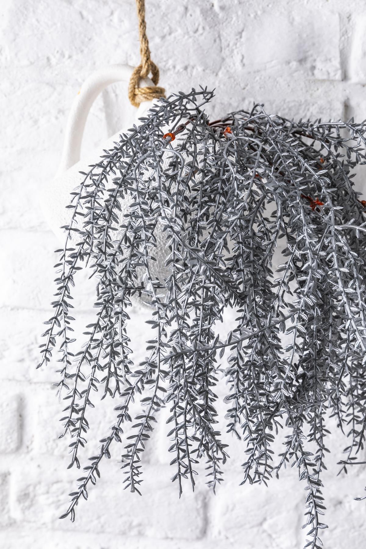 Yapay Cipso Demeti Gri 50 Cm 7 Dal(Uv)