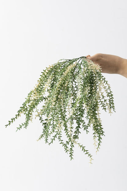 Yapay Cipso Demeti Yeşil Krem 50 Cm 7 Dal(Uv)