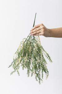 Yapay Cipso Demeti Yeşil Krem 50 Cm 7 Dal(Uv)