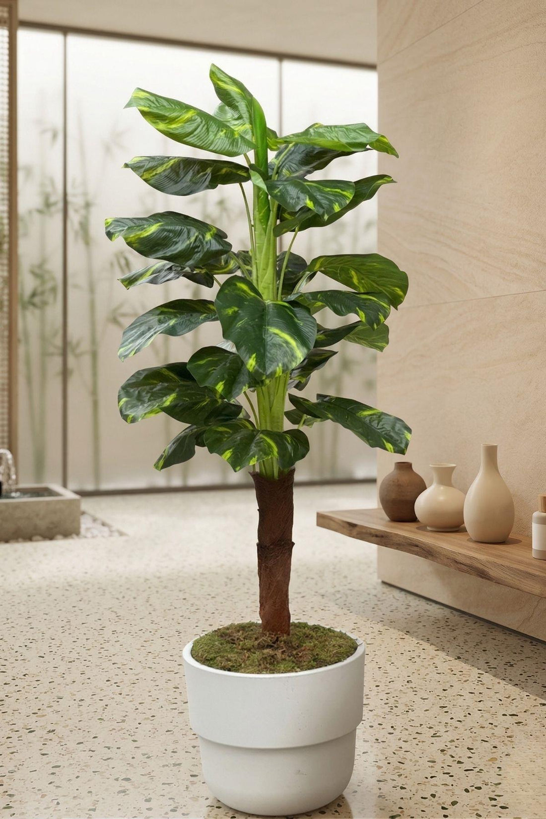 Yapay Difenbahya Ağacı 150 cm 23 Yaprak