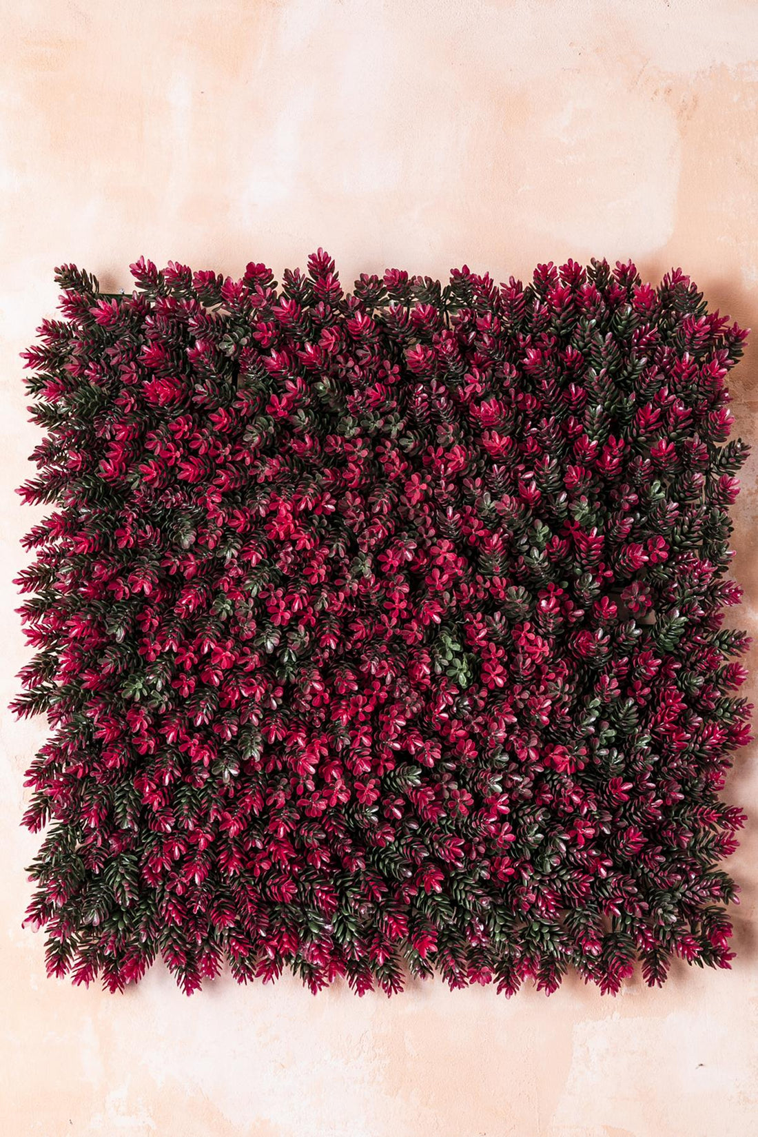 Yapay Duvar Paneli Uv Korumalı Çamdalı Kırmızı 50*50