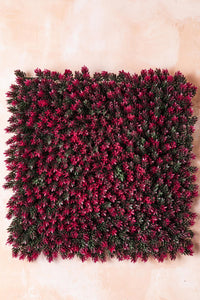 Yapay Duvar Paneli Uv Korumalı Çamdalı Kırmızı 50*50