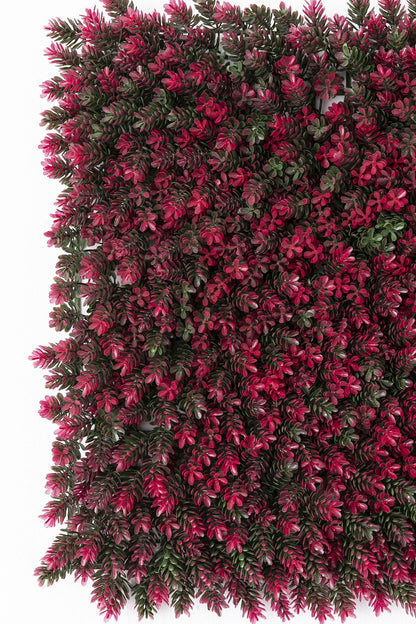 Yapay Duvar Paneli Uv Korumalı Çamdalı Kırmızı 50*50